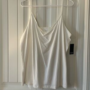 New with tags plus size white camisole